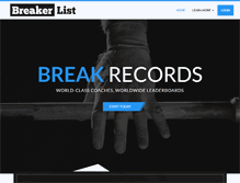 Tablet Screenshot of breakerlist.com